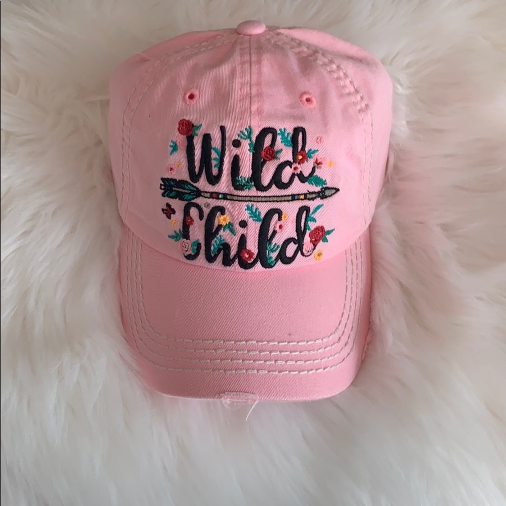 Distressed Wild Child Ball Cap